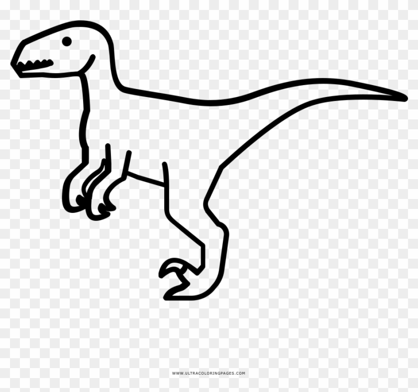 Raptor coloring page