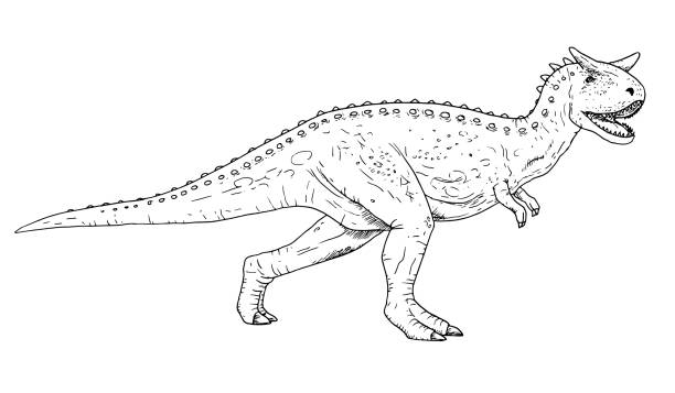 Carnotaurus stock illustrations royalty