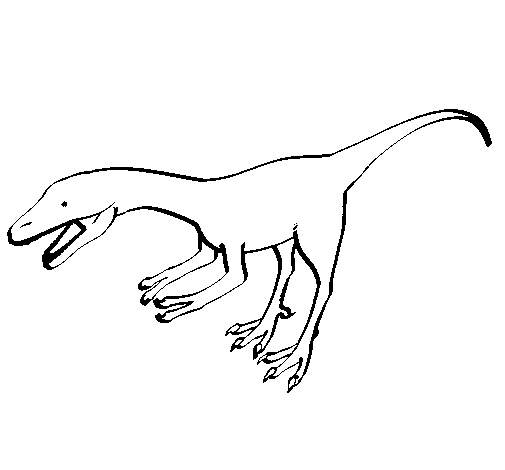 Velociraptor ii coloring page