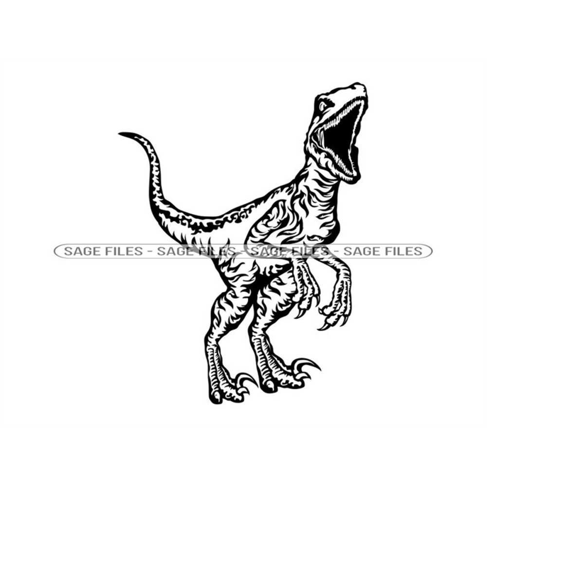 Raptor svg dinosaur svg raptor clipart raptor files for c