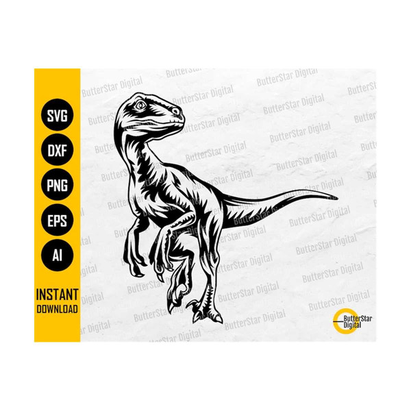 Raptor dinosaur svg velociraptor svg dino svg prehisto