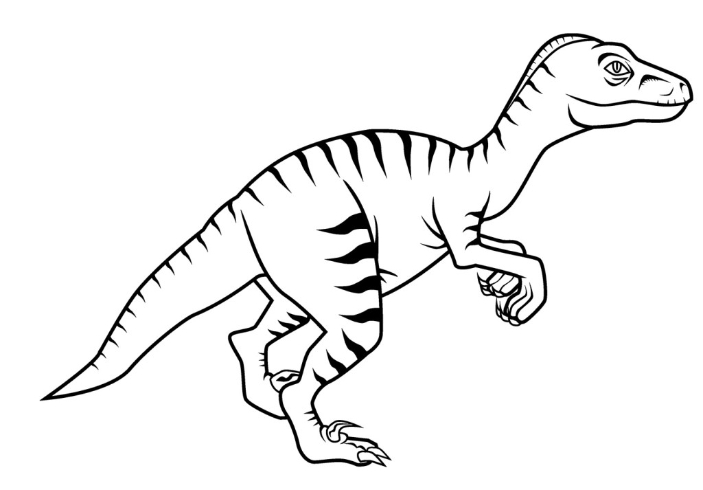 Velociraptor coloring pages