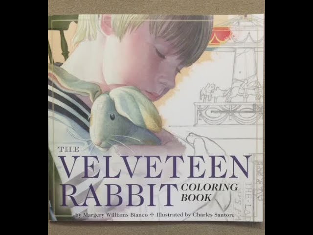 The velveteen rabbit coloring book flip through