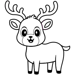 Deer coloring pages