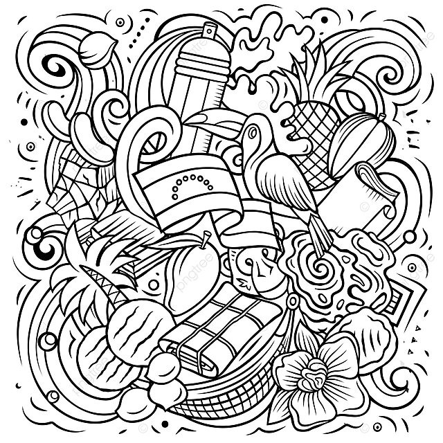 Venezuela hand drawn cartoon doodles illustration native traditional design element vector car drawing cartoon drawing rat drawing png and vector with transparent background for free download