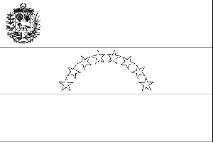 Venezuela flag coloring page