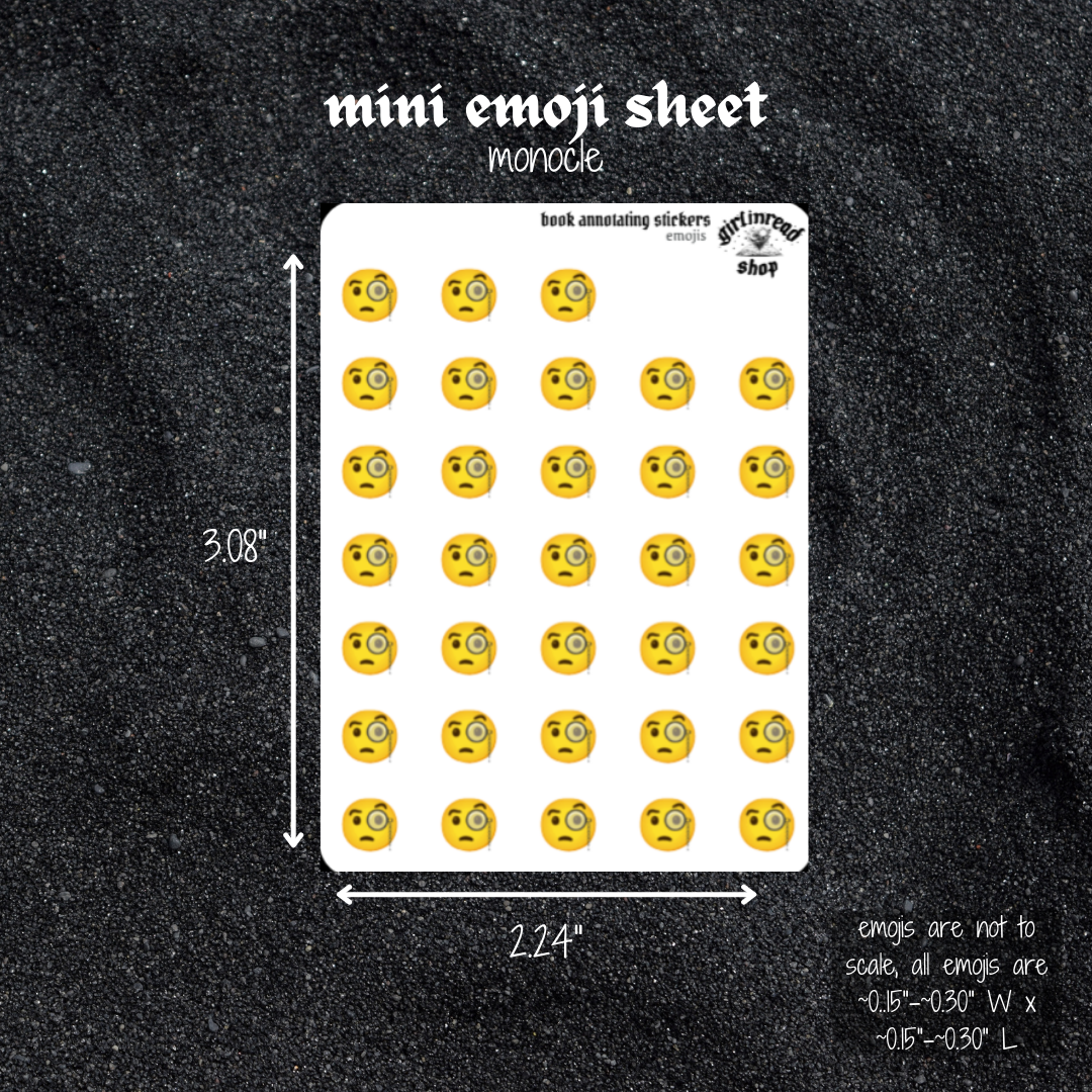 Mini emoji sticker sheet â annotating stickers