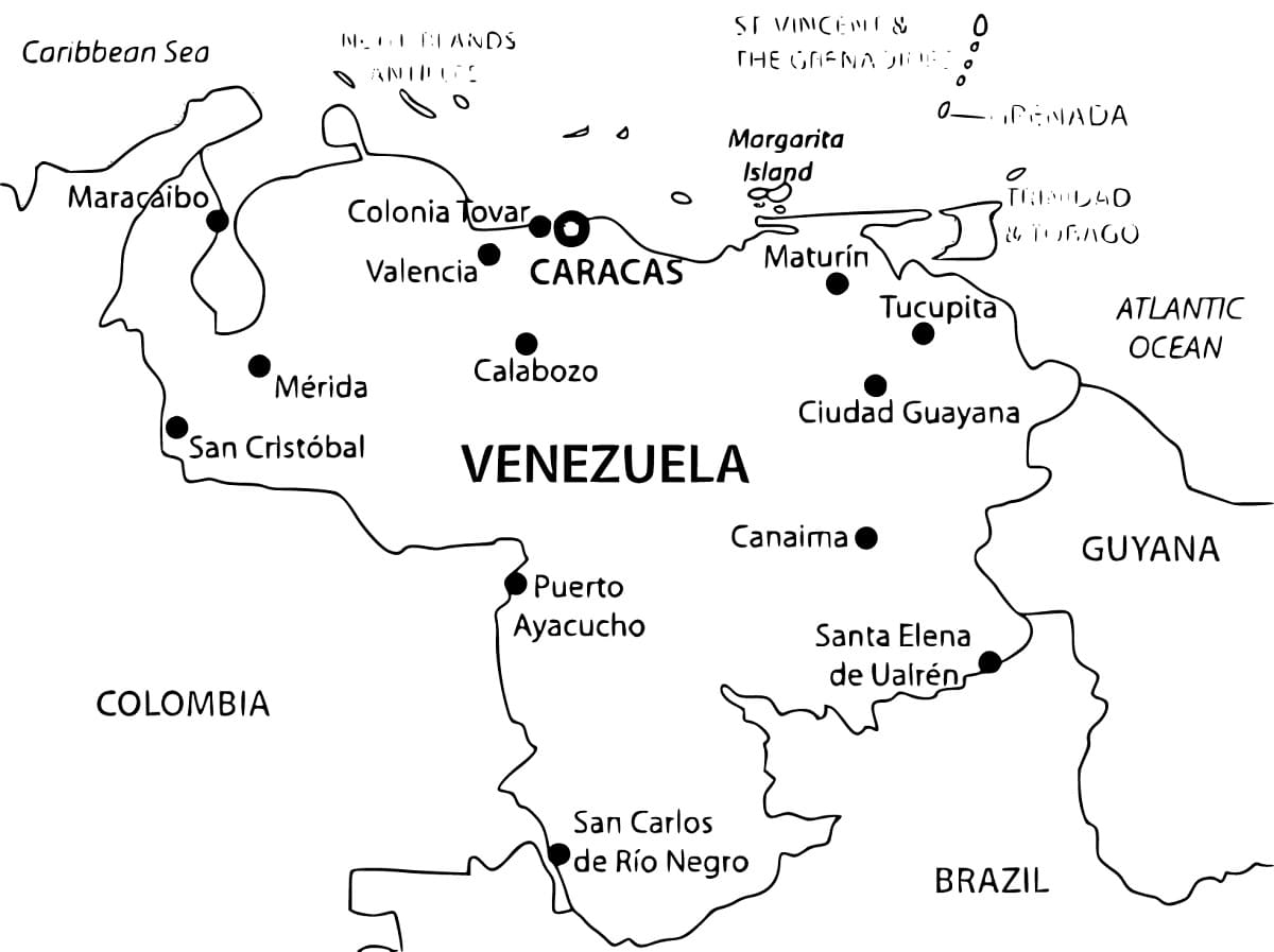 Venezuela coloring pages