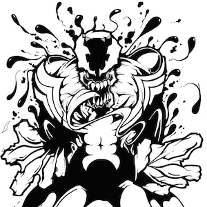 Venom coloring page