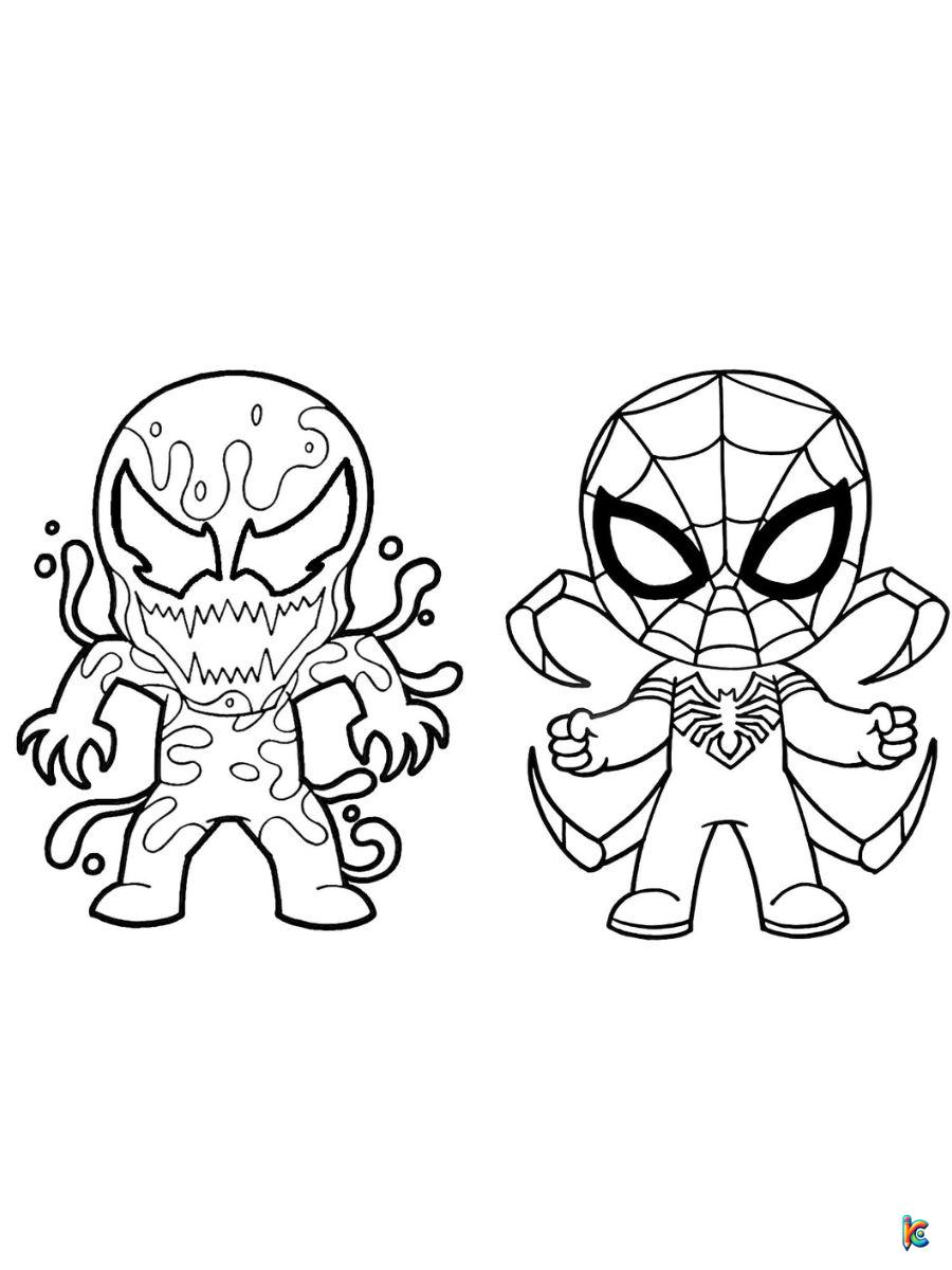 Venom coloring pages â