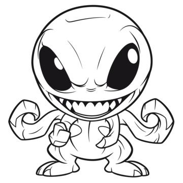 Venom cartoon coloring page png transparent images free download vector files