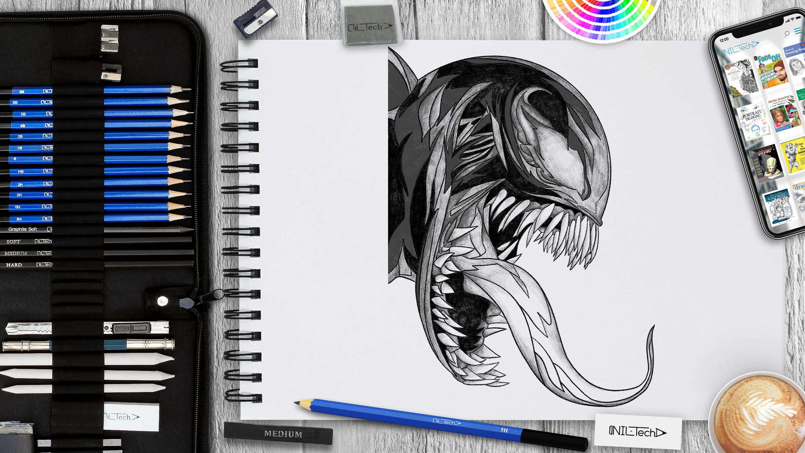 How to draw venom let there be carnage