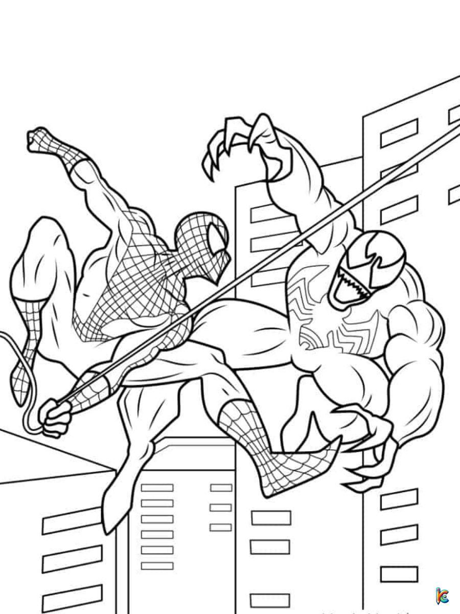 Venom coloring pages â