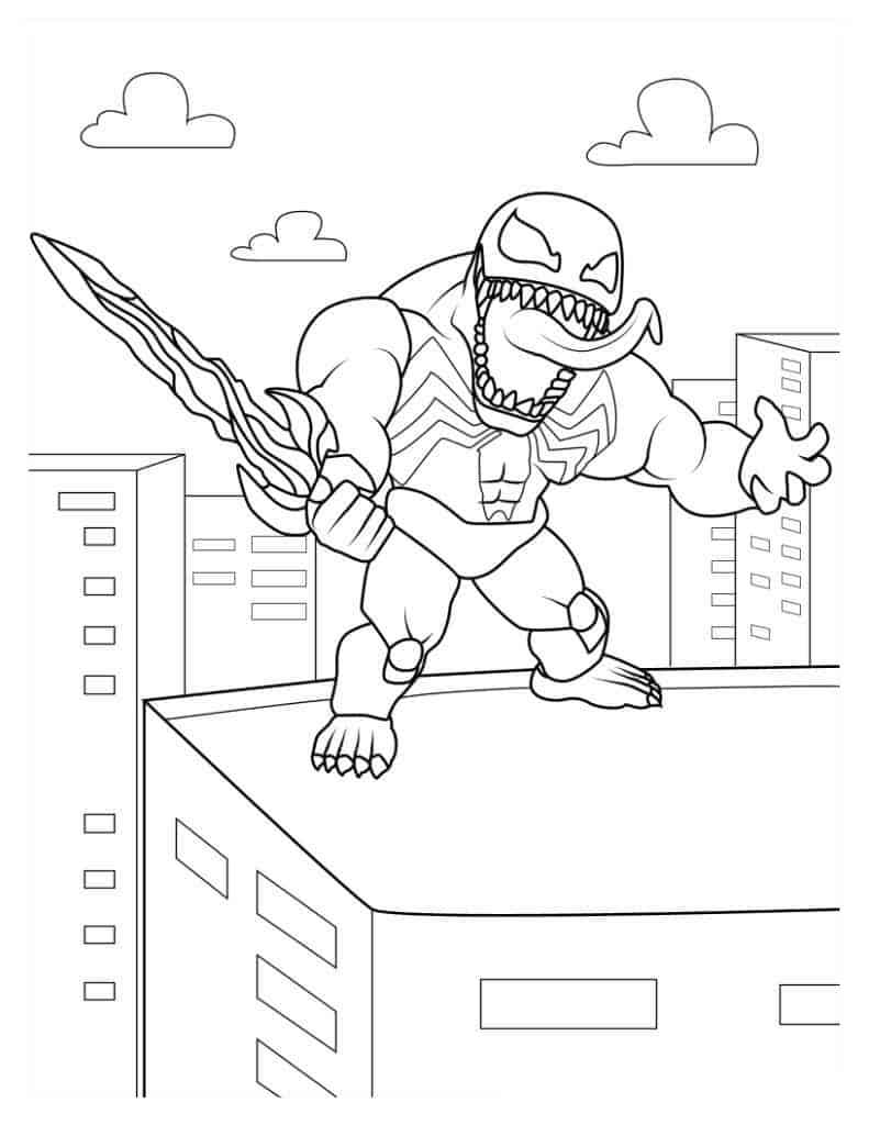 Venom coloring pages by coloringpageswk on