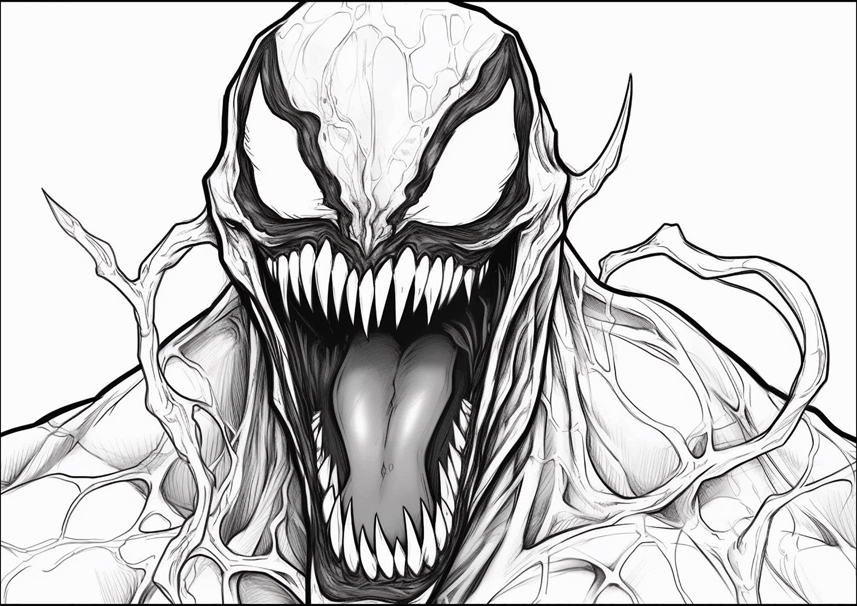 Horrible venom coloring