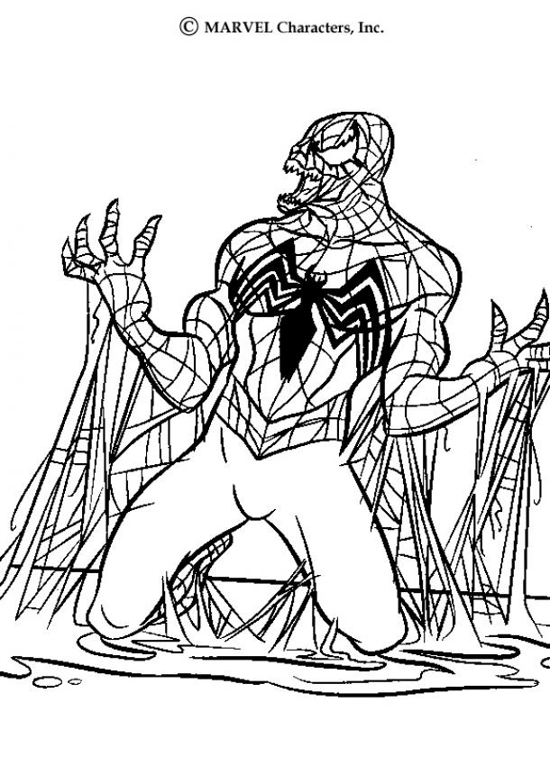 Spiderman coloring page