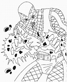 Printable spiderman coloring pages venom