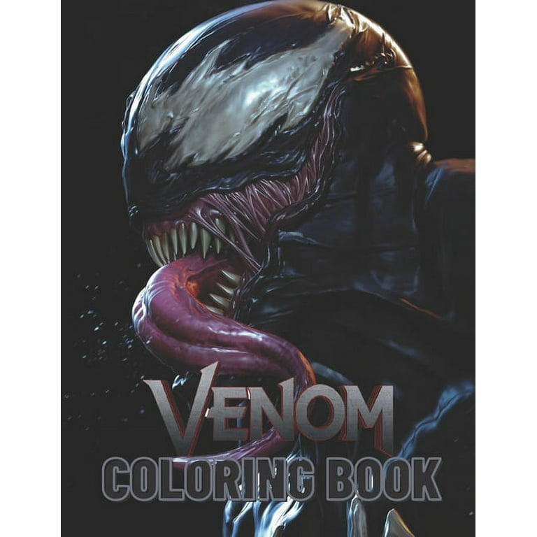 Venom coloring book high quality venom activity color books for adults paperback