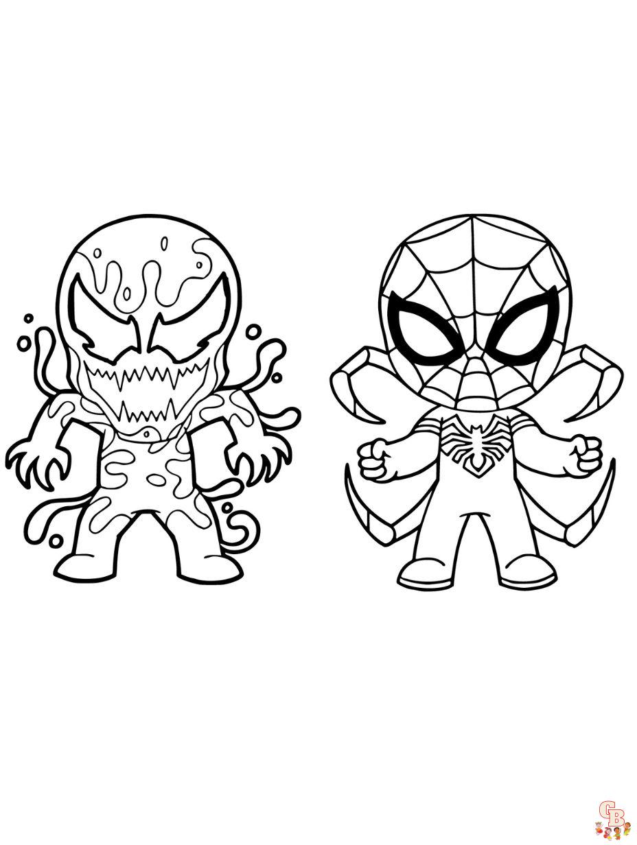 Venom coloring pages