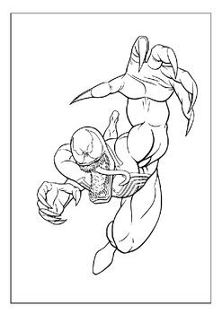 Create your own venom with our printable coloring pages collection pages