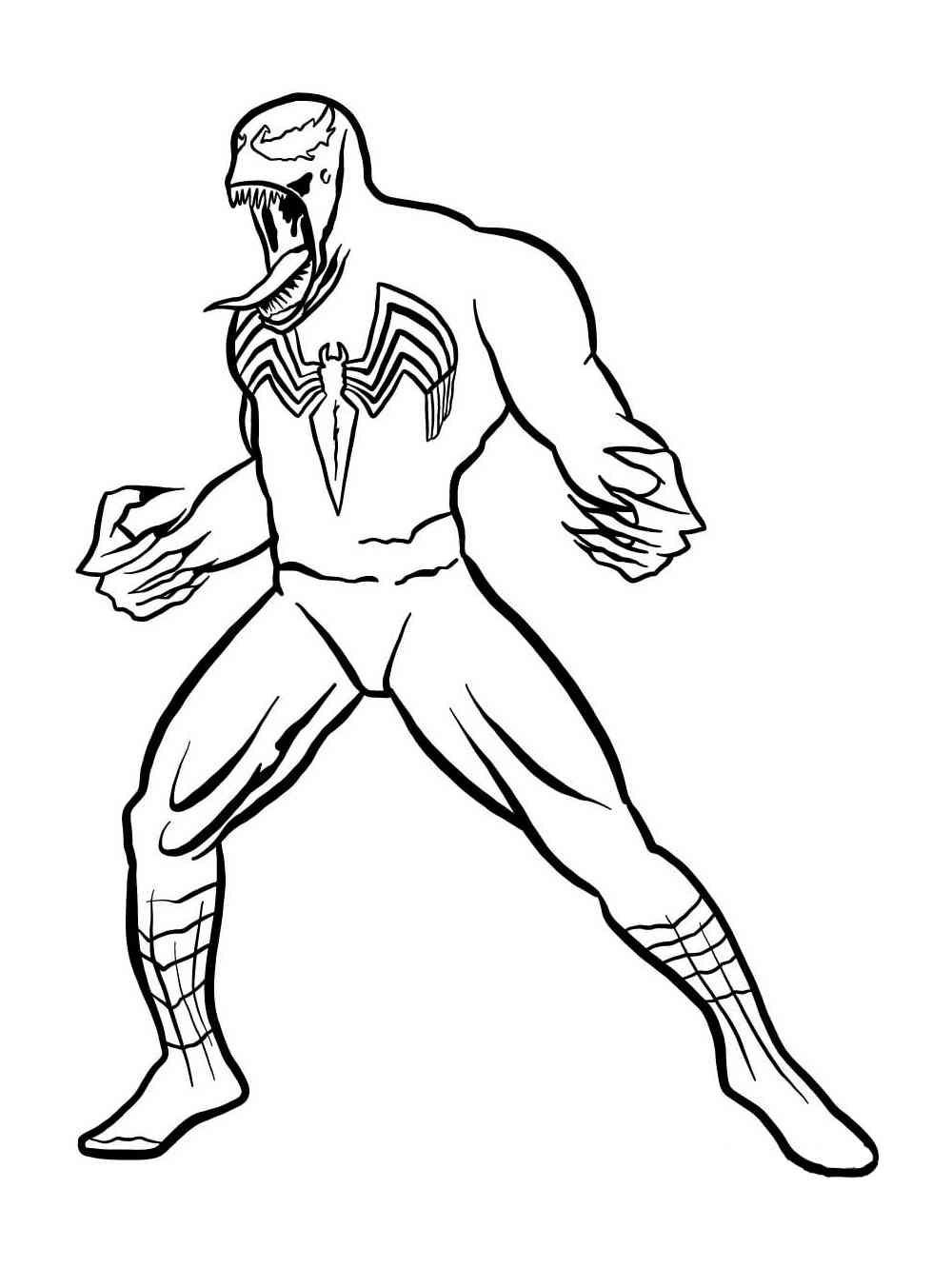 Venom coloring pages