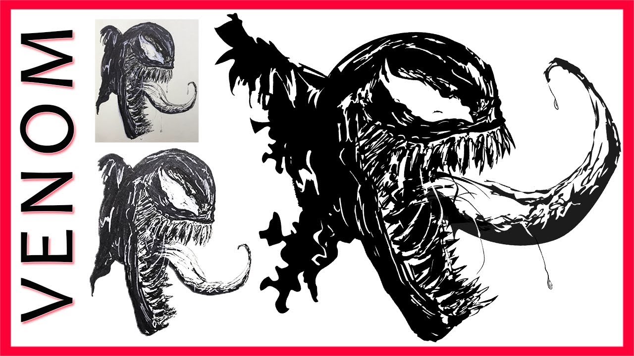 How to draw venom