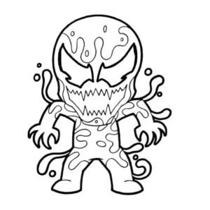 Venom coloring pages printable for free download