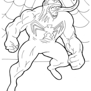 Venom coloring pages printable for free download