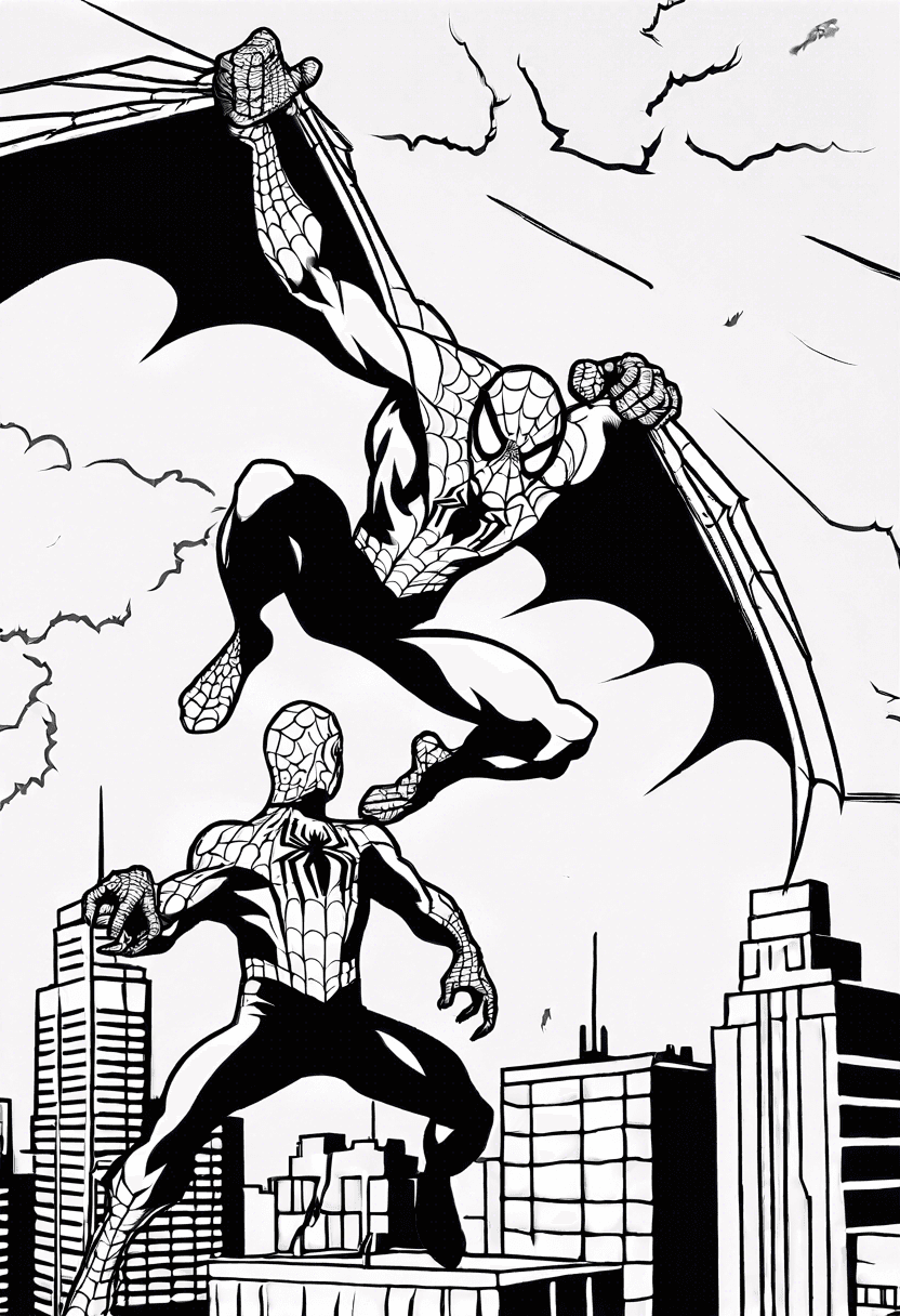 Spiderman coloring pages