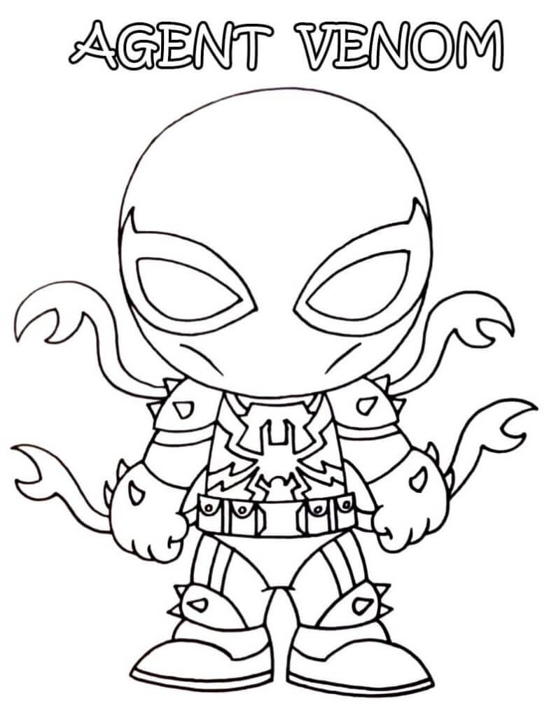 Venom coloring pages printable for free download