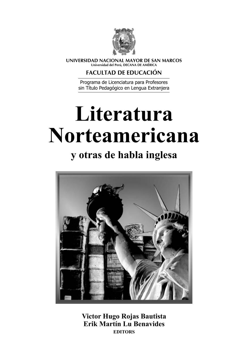 Literatura norteamericana y otras de habla inglesa by unmsm