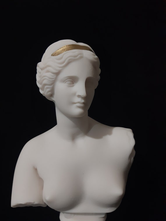 Venus aphrodite statue greek roman goddess bust sculpture greek handmade