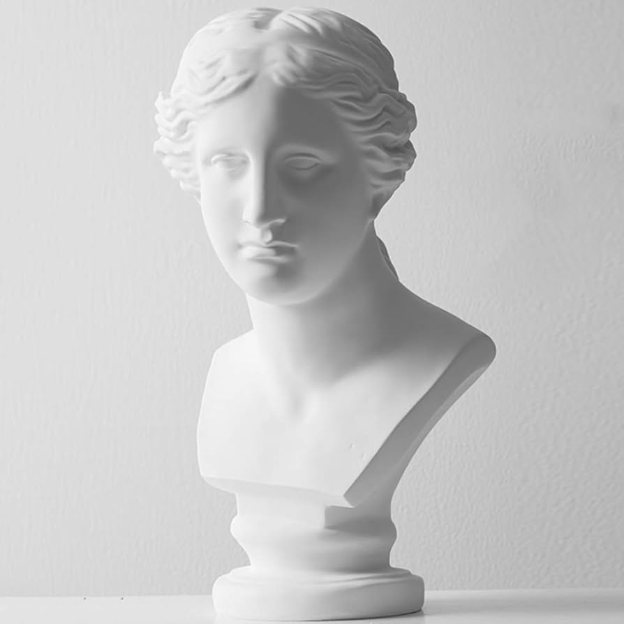 Resin head statue venus bust sculpture classic greek figure craft home cor sketch ornaments x x cm x x home kitchen