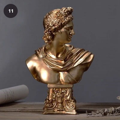 Classic sculptures venus bust figuring resin cast roman statues nordic style â