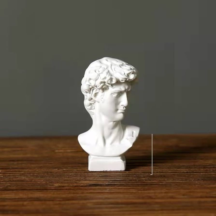 David venus athena sona goddess bust art sculpture resin crafts derations for home mini gypsum statue arts materialdavid l home kitchen