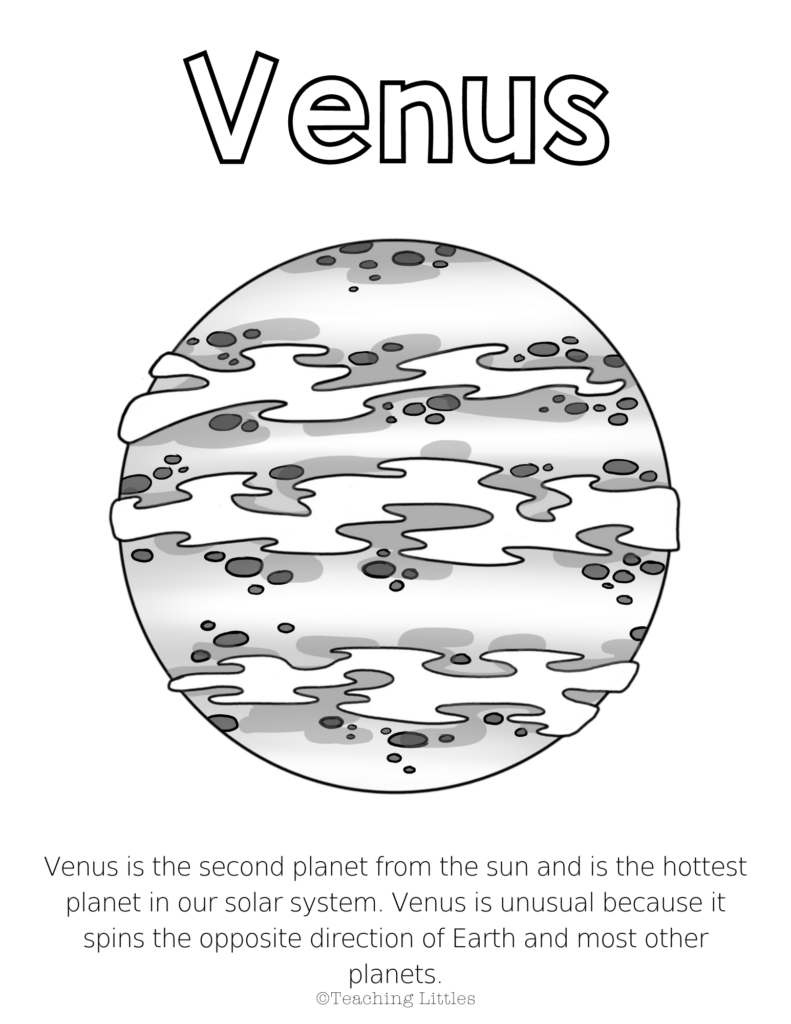 Planetsolar system coloring pages