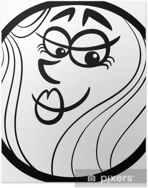 Poster venus pla cartoon coloring page