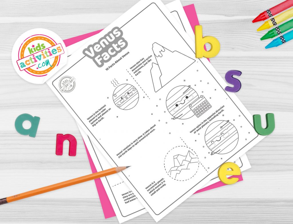 Fun venus facts for kids to print and play kids activities blog