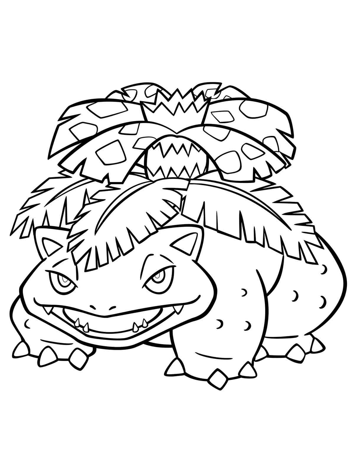 Pokemon venusaur coloring pages