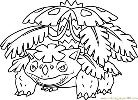 Mega venusaur louring pages