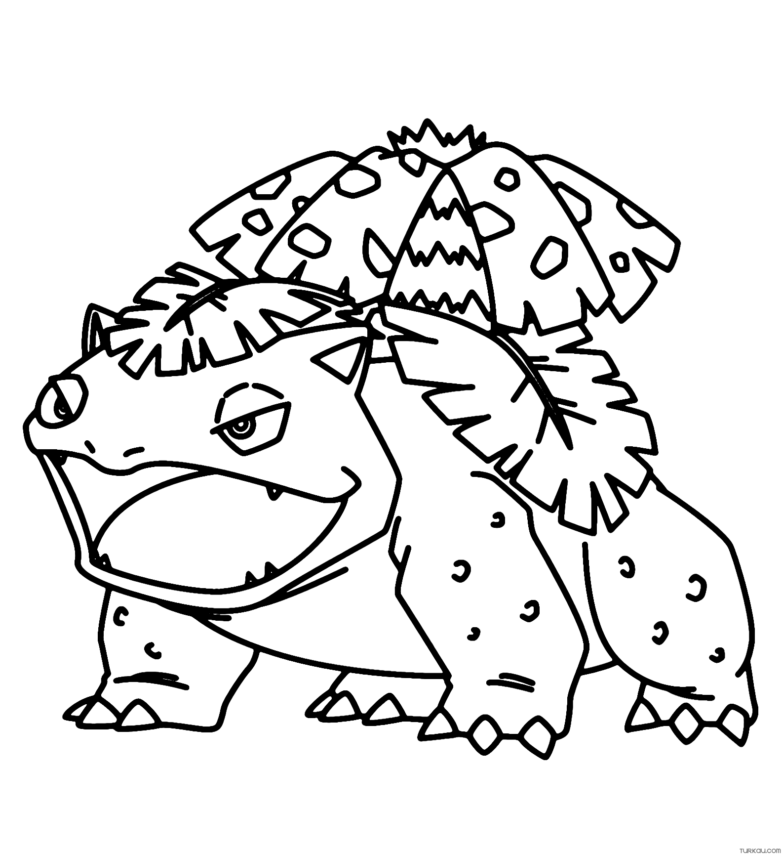 Pokemon venusaur coloring page