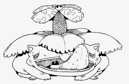 Funny venusaur coloring pages