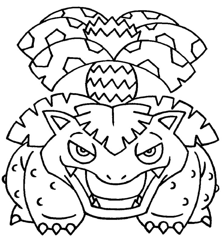 Pokemon venusaur coloring page â having fun with children