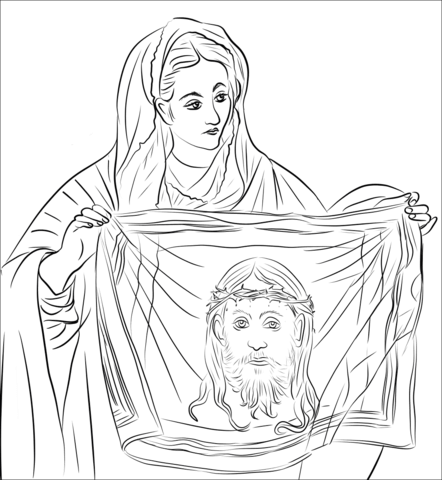 St veronica coloring page free printable coloring pages