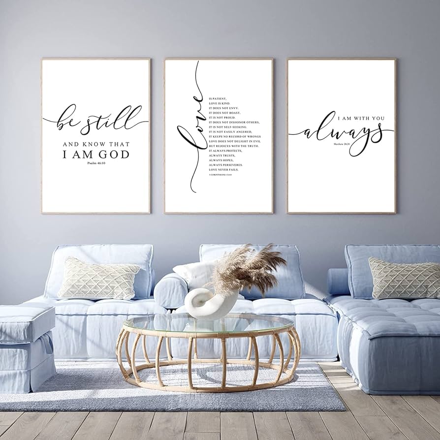 Bible verse wall art decor scripture canvas wall art christian wall art inspirational wall art scripture bible verse posters christian pictures paintings for living room bedroom x inch unframed posters