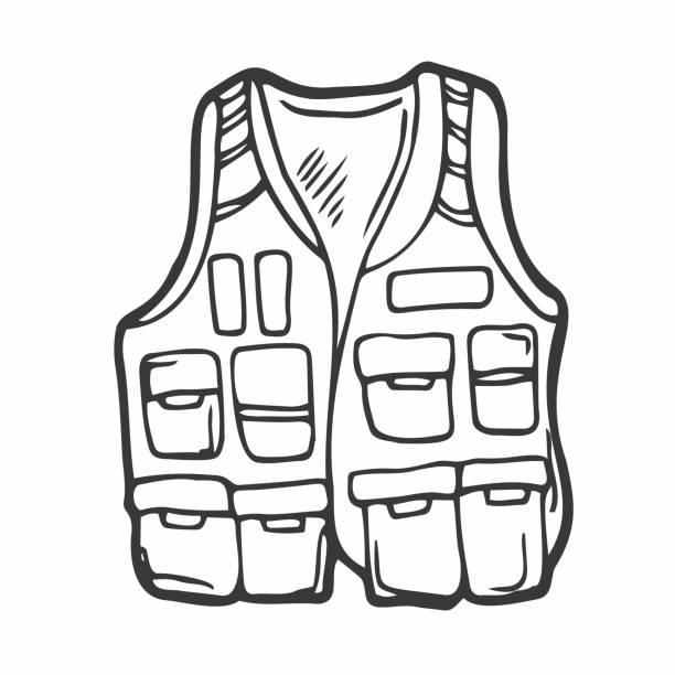 Suit vest drawing stock illustrations royalty