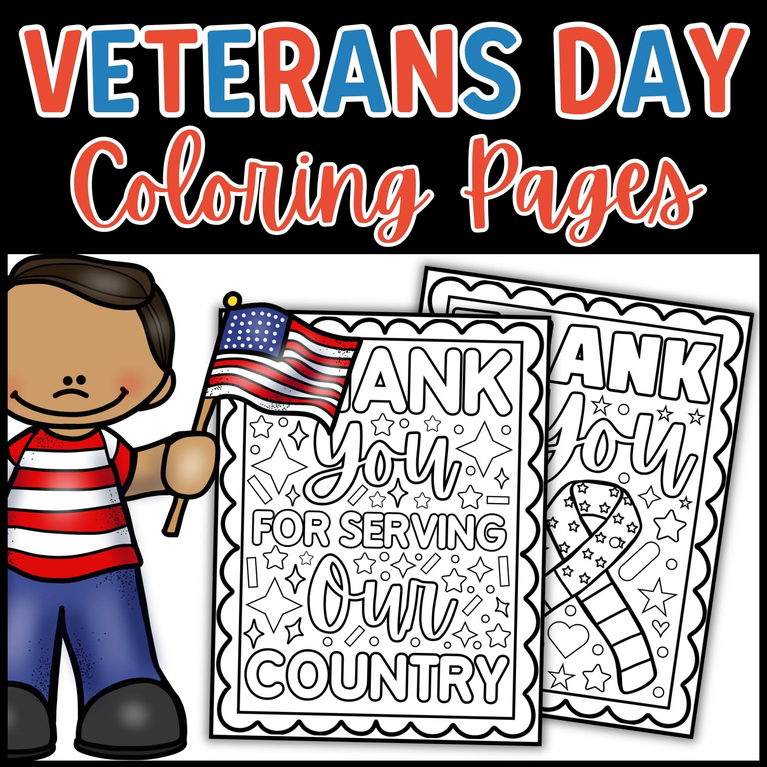 Veterans day coloring pages