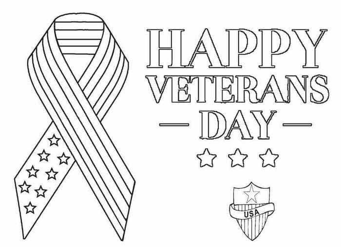 Veterans day coloring pages pdf