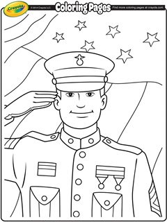 Veterans day free coloring pages