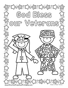 Veterans day bible printables